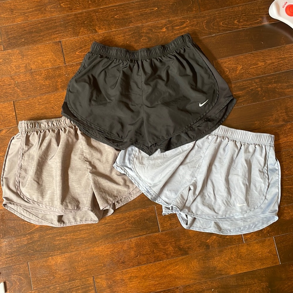 Women’s XL Dri-Fit Nike Shorts, set of 3.